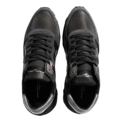 Philippe Model Tropez Haute Low Woman West Mixage_Noir Low-Top-Sneaker