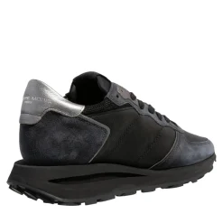 Philippe Model Tropez Haute Low Woman West Mixage_Noir Low-Top-Sneaker