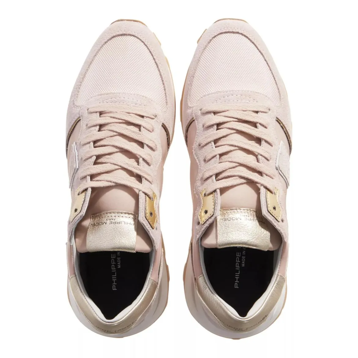 Philippe Model Tropez Haute Low Woman Mondial Rose Low-Top-Sneaker