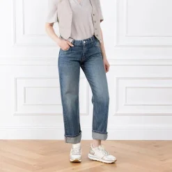 Philippe Model Tropez Haute Low Woman Baby Bear_Blanc Argent Low-Top-Sneaker