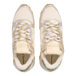Philippe Model Tropez Haute Low Woman Baby Bear_Blanc Argent Low-Top-Sneaker