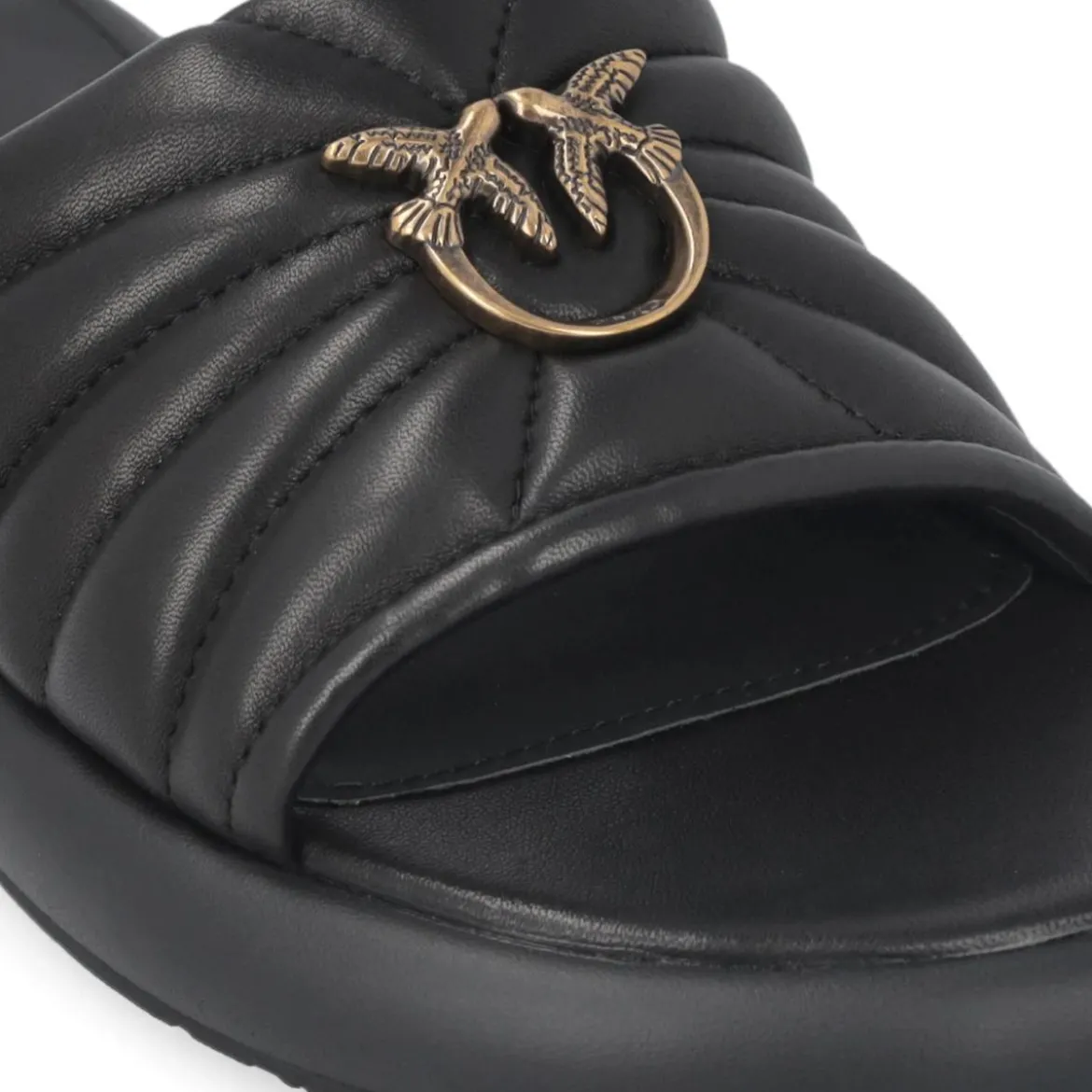 Pinko Fiona 03 - Slipper Nappa Black Black Slides