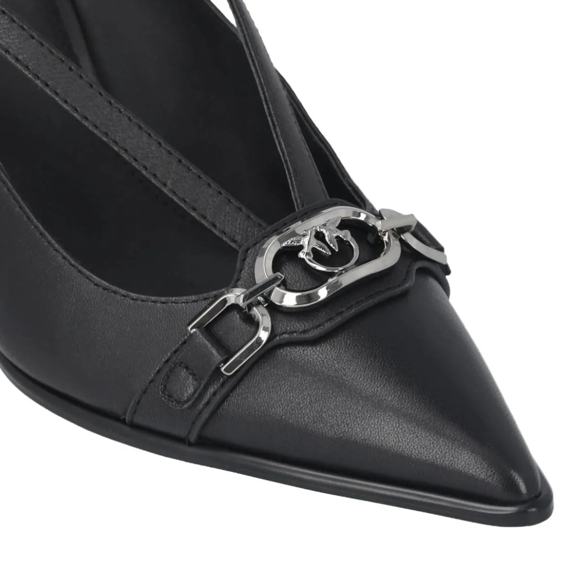 Pinko Lady 05 - Sling Back Nappa Black Black Pumps