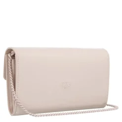 Pinko Love One Wallet C Cipria-Antique Gold Wallet On A Chain