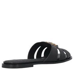 Pinko Milly 04 - Slipper Calf Leather Black Black Slides