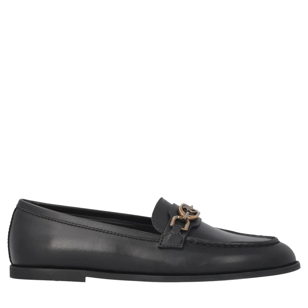 Pinko Naty 05 - Mocassino Calf Leather Black Black Loafer