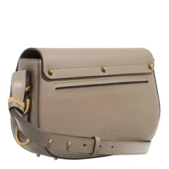 Pinko Saddle Mini Noce-Antique Gold Crossbody Bag