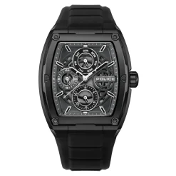 Police Quarzuhr Creed schwarz Multifunktionsuhr