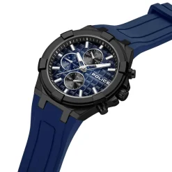 Police Quarzuhr Guardian blau Quarzuhr