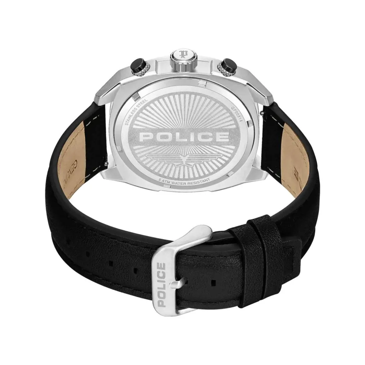 Police Quarzuhr Portland schwarz Quarzuhr