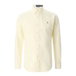 Polo Ralph Lauren Gestreiftes Hemd mit Logo pink Hemd