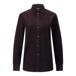 Polo Ralph Lauren Hemdbluse aus Baumwolle lila Bluse