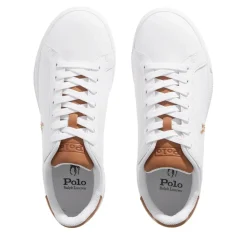 Polo Ralph Lauren Hrt Ct II Sneakers High Top Lace White/Tan Low-Top-Sneaker
