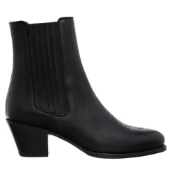 Polo Ralph Lauren P Chls Wstrn-Boots-Mid Boot Black Cowboy-Stiefel