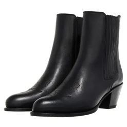 Polo Ralph Lauren P Chls Wstrn-Boots-Mid Boot Black Cowboy-Stiefel