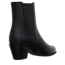 Polo Ralph Lauren P Chls Wstrn-Boots-Mid Boot Black Cowboy-Stiefel