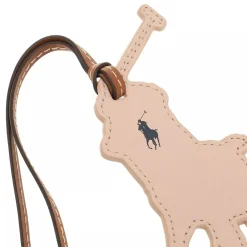 Polo Ralph Lauren Pny Pl Charm Bag Charm Medium Ballet Pink Schlüsselanhänger
