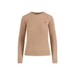 Polo Ralph Lauren Pullover aus Kaschmir-Woll-Mix Brown Pullover