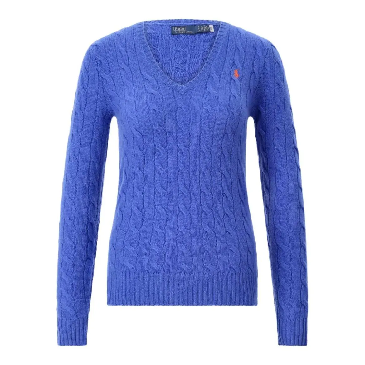 Polo Ralph Lauren Pullover mit Zopfmuster Blau Pullover