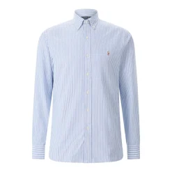 Polo Ralph Lauren Regular-Fit Hemd aus Baumwolle blau Hemd