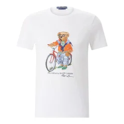 Polo Ralph Lauren T-Shirt mit Print weiß T-Shirt