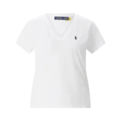 Polo Ralph Lauren T-Shirt mit V-Ausschnitt weiß T-Shirt