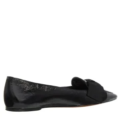Polo Ralph Lauren Tux Pnt Lfr-Flats-Loafer Black Ballerinas