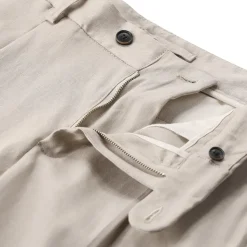 PROFUOMO Chinohose aus Leinenmix beige Stoffhose