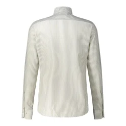 PROFUOMO Gestreiftes Hemd beige Hemd