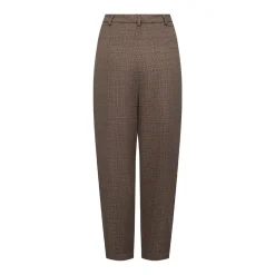 Raffaello Rossi Bundfaltenhose Tavia 7/8 braun Stoffhose