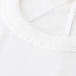 Rag & Bone Geripptes T-Shirt weiß Top