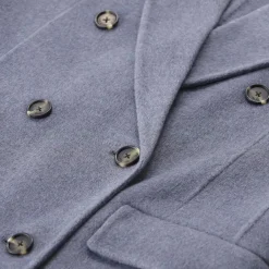 Rag & Bone Mantel aus Kaschmir-Woll-Mix blau Wintermantel