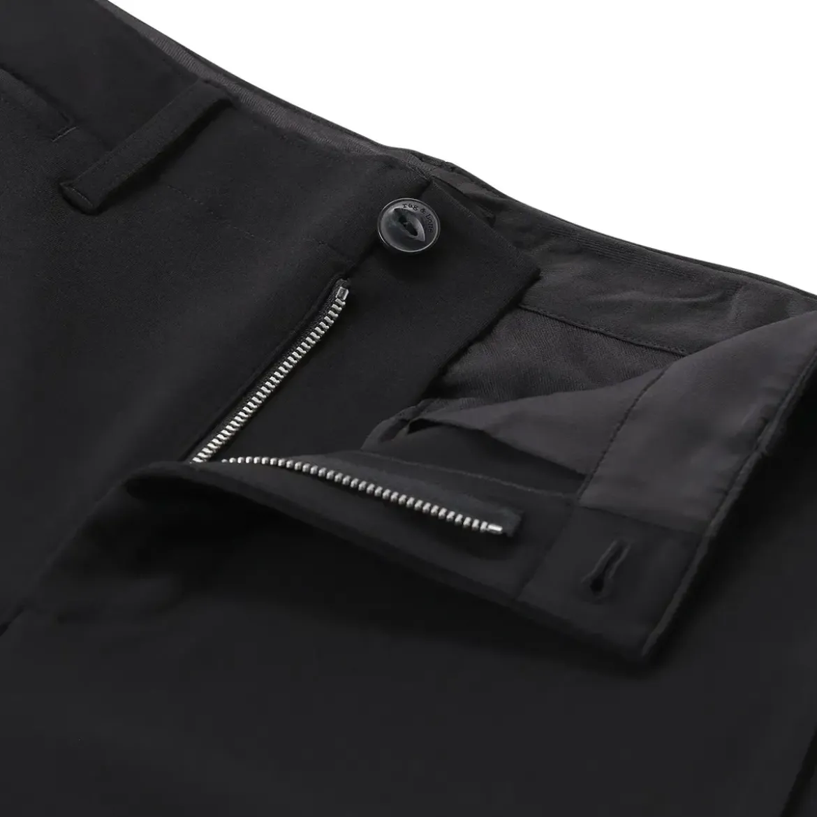 Rag & Bone Weite Stoffhose Sofie schwarz Stoffhose