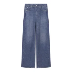 Rag & Bone Wide Leg Hose Miramar Terry blau Hose