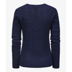 Ralph Lauren Pullover mit Zopfmuster blau Pullover