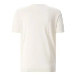 Roberto Collina Kurzarm-Pullover aus Seide weiß T-Shirt