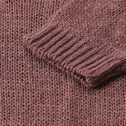 Roberto Collina Kurzarmpullover aus Baumwollmix lila Pullover