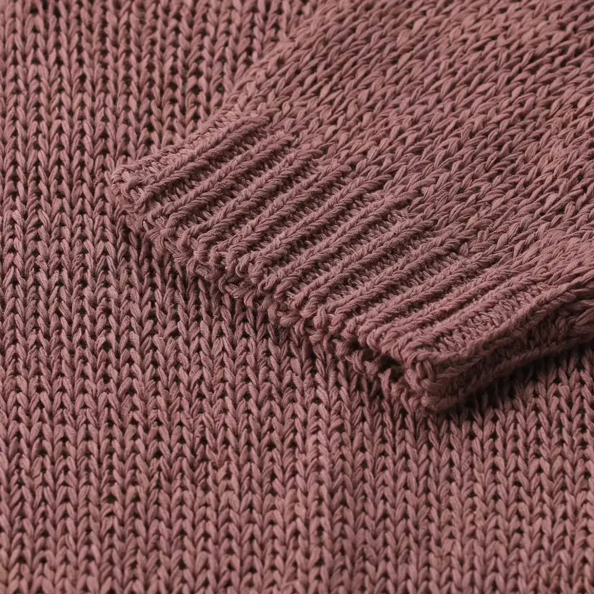 Roberto Collina Kurzarmpullover aus Baumwollmix lila Pullover