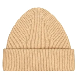 Roberto Collina Merino-Mütze beige Wollmütze