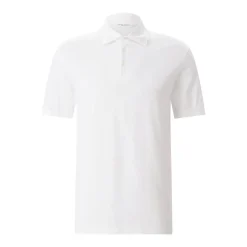 Roberto Collina Poloshirt aus Baumwolle weiß Poloshirt