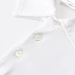 Roberto Collina Poloshirt aus Baumwolle weiß Poloshirt