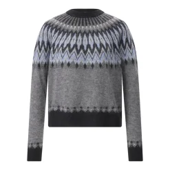 Roberto Collina Pullover aus Alpakawolle blau Pullover