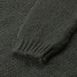 Roberto Collina Pullover aus Alpakawolle grün Pullover