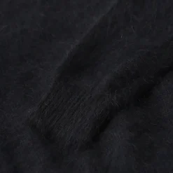 Roberto Collina Pullover aus Angorawoll-Mix schwarz Pullover