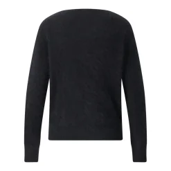 Roberto Collina Pullover aus Angorawoll-Mix schwarz Pullover