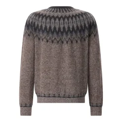 Roberto Collina Pullover aus Alpaka-Woll-Mix braun Pullover