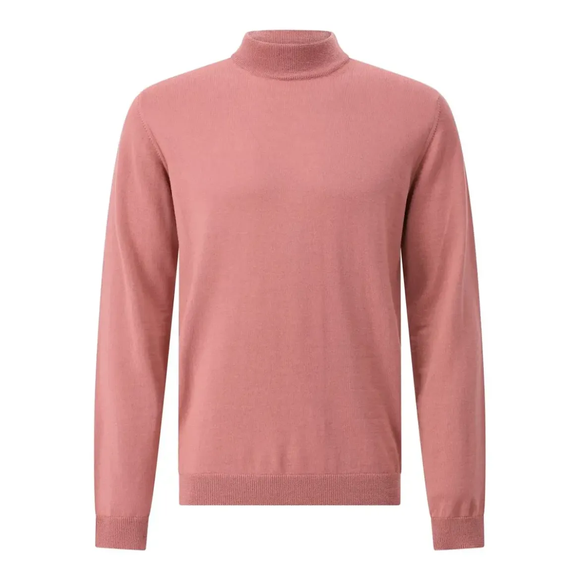 Roberto Collina Pullover mit Stehkragen blau Pullover