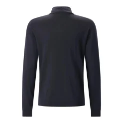 Roberto Collina Rollkragenpullover aus Merinowolle dunkelblau Pullover