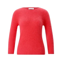Roberto Collina Rundhalspullover aus Angorawoll-Mix braun Pullover