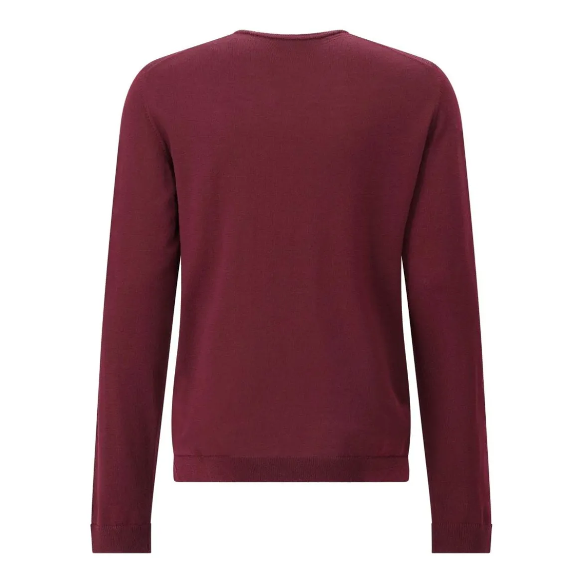 Roberto Collina Strickpullover mit V-Ausschnitt schwarz Longsleeve